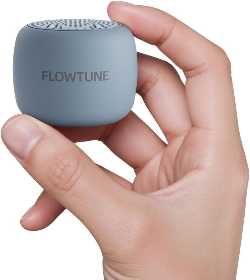 FLOWTUNE Sound Machine White Noise Machine for Baby Adults, Mini Portable Sound Machine for Travel, 6H Timer, 18 Soothing Sleep Sounds Gift (Misty Blue) - Image 1